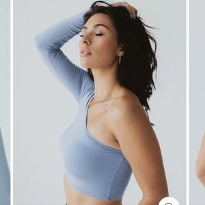 Klassy Network One Shoulder Cropped Brami